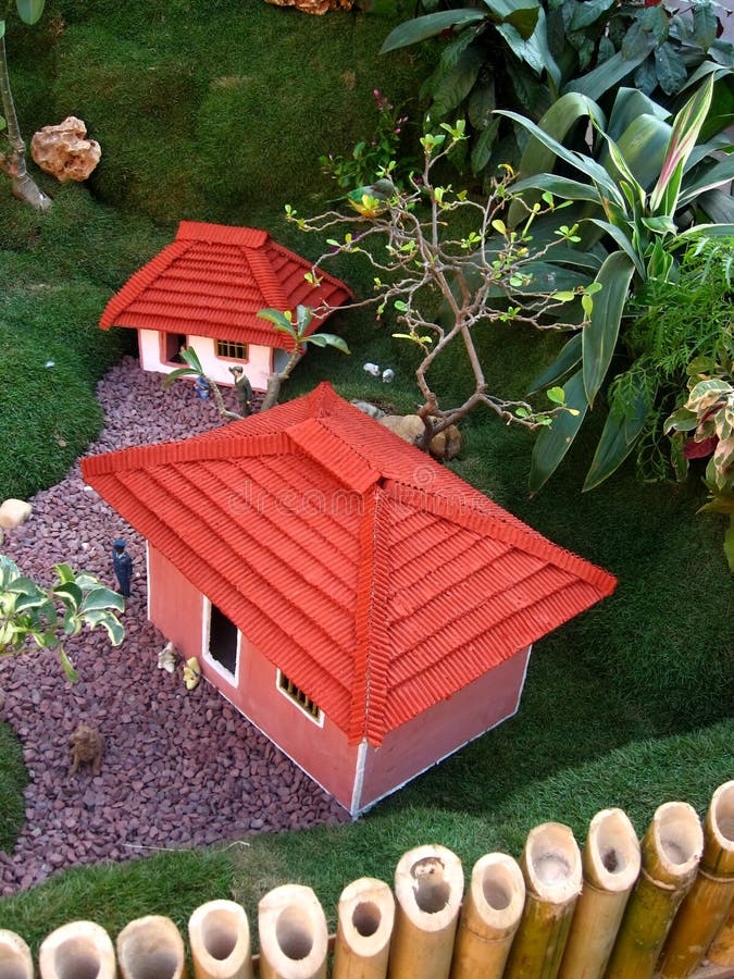 Scale model house stock photo. Image of hand, estate, india 4391368