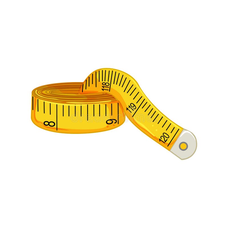 Measure tape. Illustration of a yellow measure tape used by tailors  #Sponsored , #Ad, #paid, #tape, #tailors, #measure, #Measure