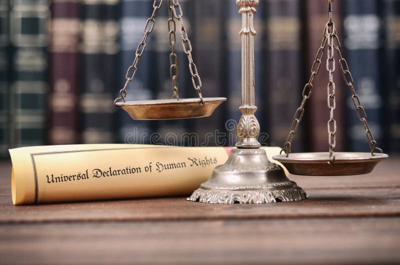 Scales of Justice, Universal declaration of human rights