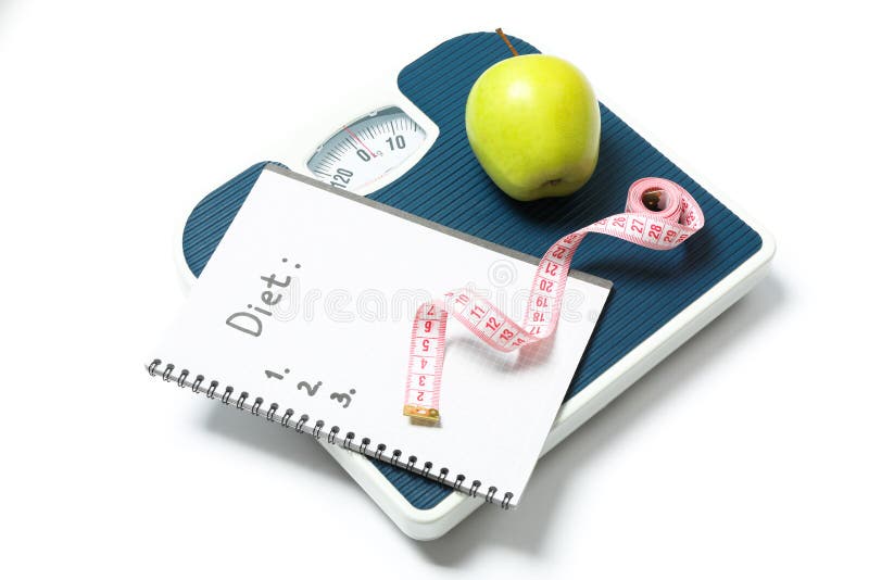 https://thumbs.dreamstime.com/b/scales-measuring-tape-apple-copybook-scales-measuring-tape-apple-copybook-white-background-154750801.jpg