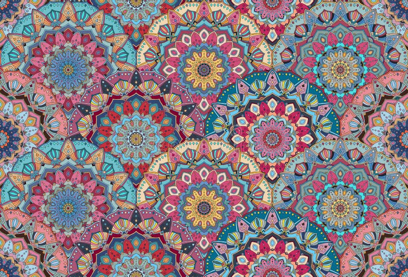 Mandalas Pink Flower Pattern Stock Illustrations – 1,380 Mandalas Pink ...