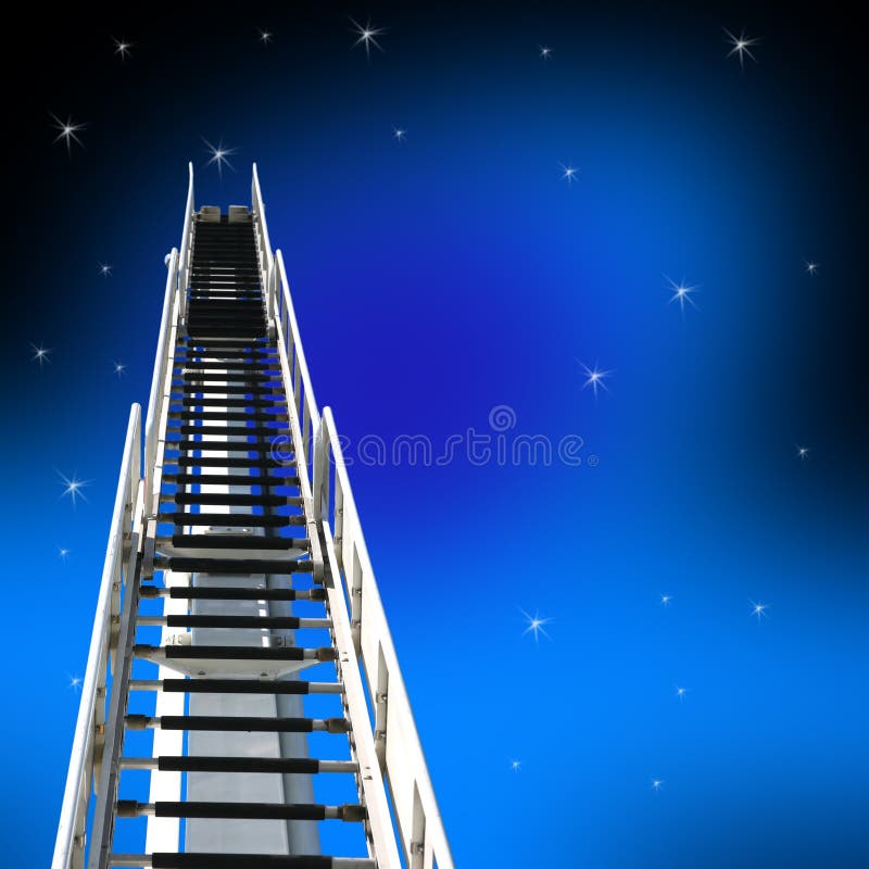 Scaletta a successo royalty illustrazione gratis Scaletta a successo royalty illustrazione gratis