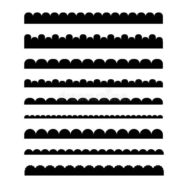 Scallop Border Black White Stock Illustrations – 124 Scallop Border Black  White Stock Illustrations, Vectors & Clipart - Dreamstime