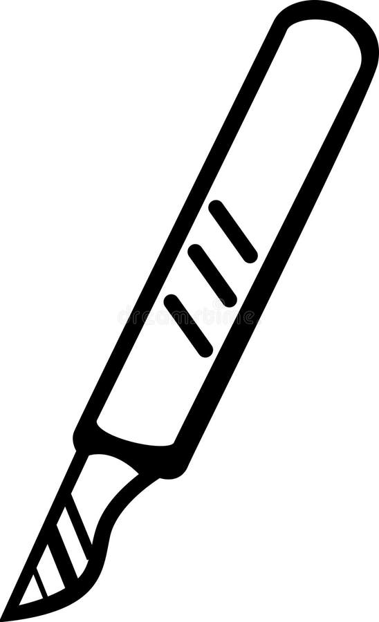 Scalpel Chirurgical Médical Scalpel Et Pince À Épiler Icône Isolé Sur Fond  Blanc. Illustration Vectorielle Clip Art Libres De Droits, Svg, Vecteurs Et  Illustration. Image 94043268