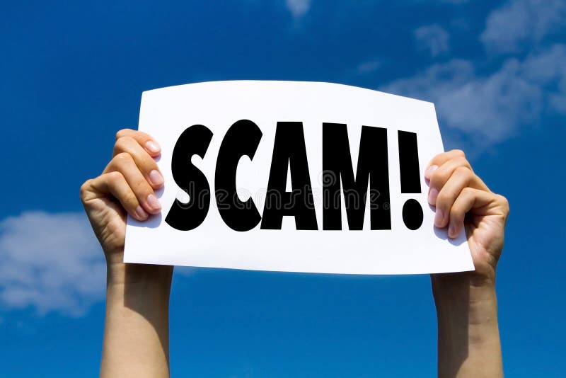 Scam alert, concept royalty free stock photos Scam alert, concept royalty free stock photos