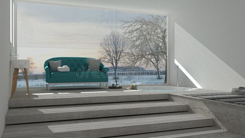 8 Spa-Like Bathrooms You'll Never Want to Leave - Elliman Insider - Scandinavian Apartment Penthouse With Spa Like Bathroom