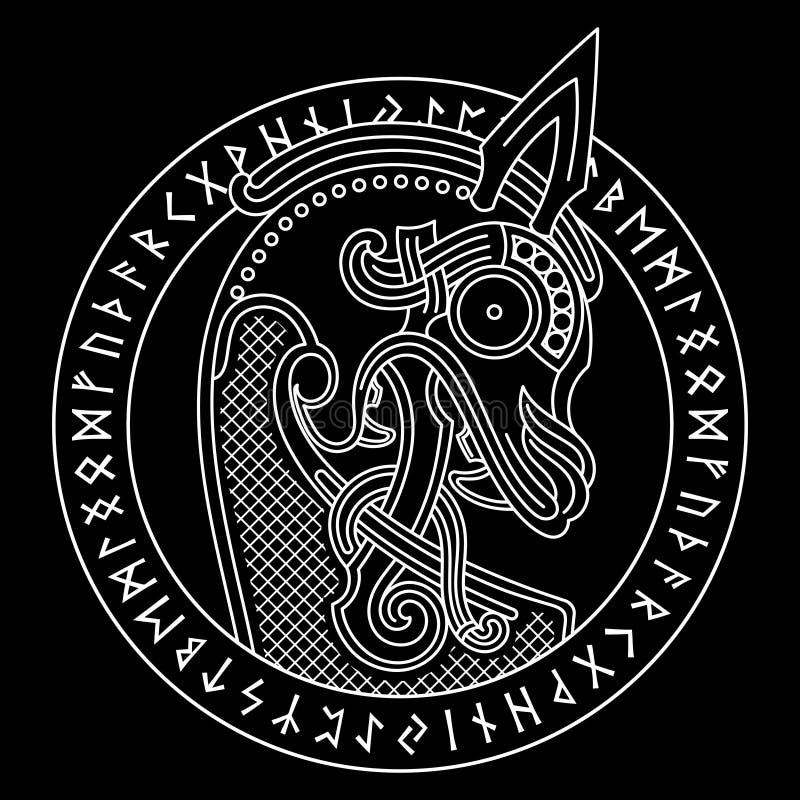 Scandinavian Design. the Nasal Figure of the Viking Ship Drakkar in the ...