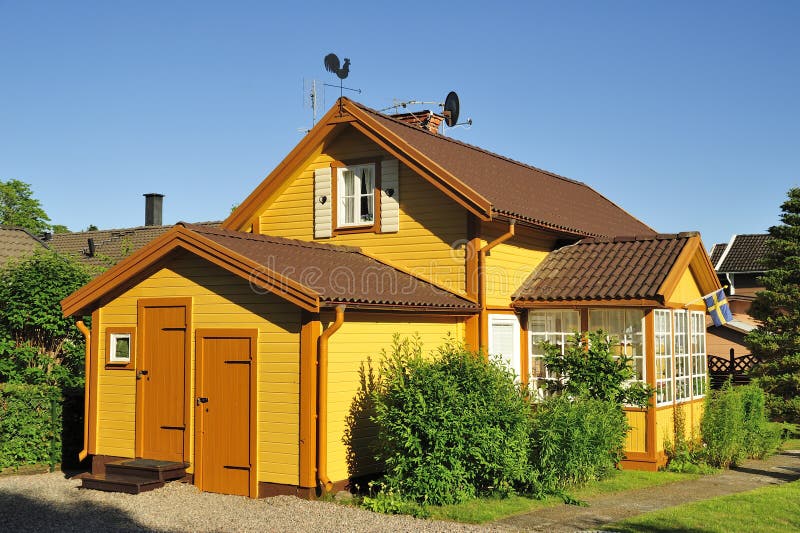 Scandinavian housing stock photo. Image of scandinavian 33510782