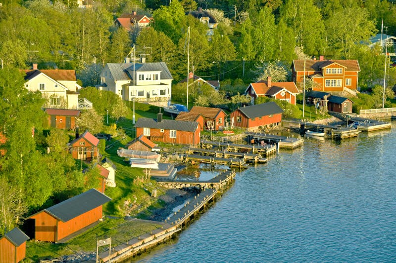 Scandinavian small harbor