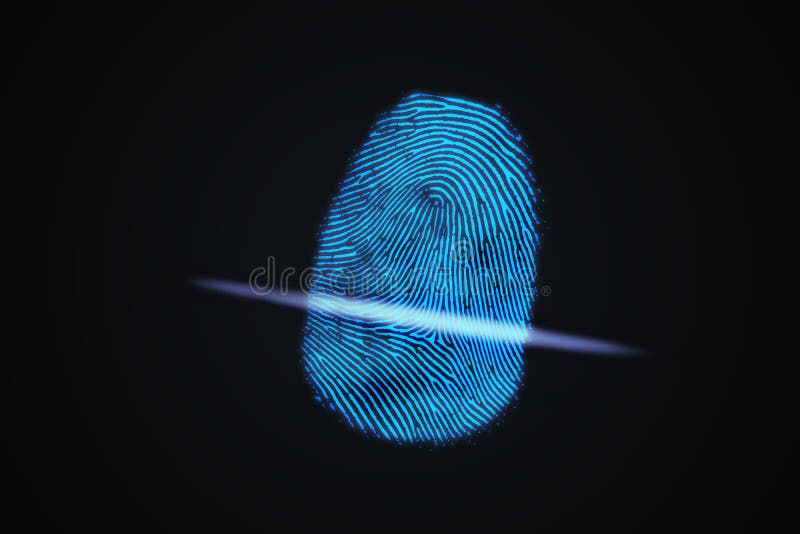 Biometric Security stock vector. Illustration of password Circuit Diagram
