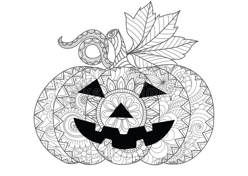 Pagina da colorare Caleidoscopio di Halloween per adulti, relax, Adobe  Illustrator, linea a 2 punti · Creative Fabrica