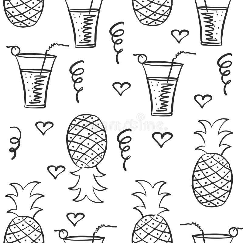 Scarabocchio di tiraggio della mano del succo royalty illustrazione gratis Scarabocchio di tiraggio della mano del succo royalty illustrazione gratis