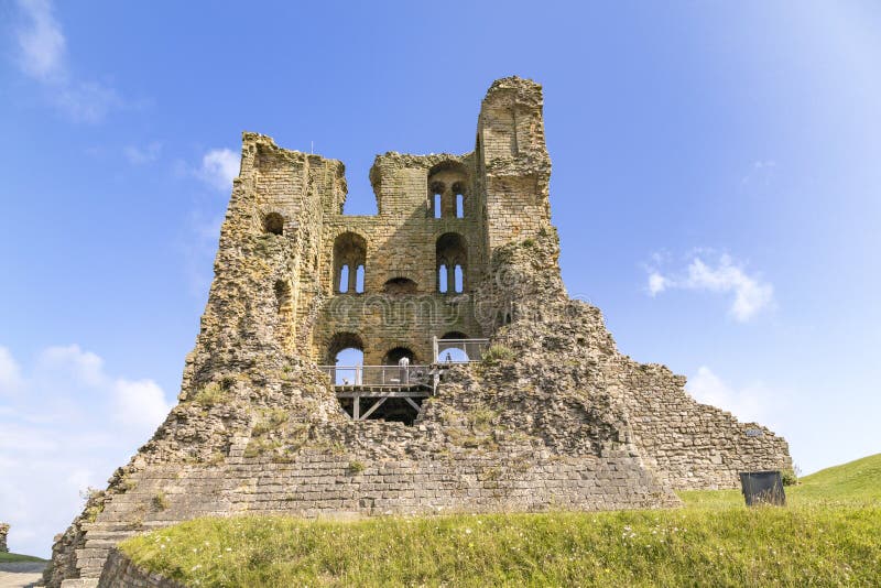 Scarborough Castle, North Yorkshire arkivfoton Scarborough Castle, North Yorkshire arkivfoton