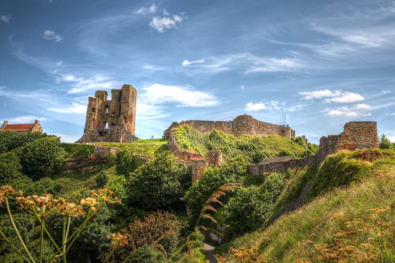 Scarborough Castle in Yorkshire, UK.