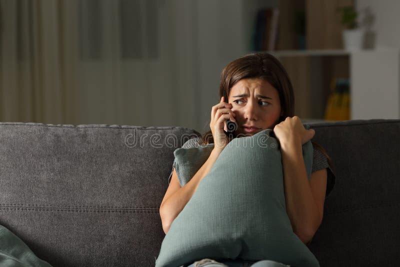 Scared Face Teen, Stock image