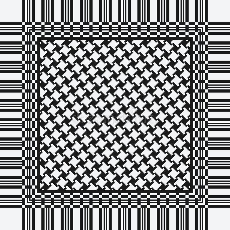 Palestinian Keffiyeh Stock Illustrations – 63 Palestinian Keffiyeh