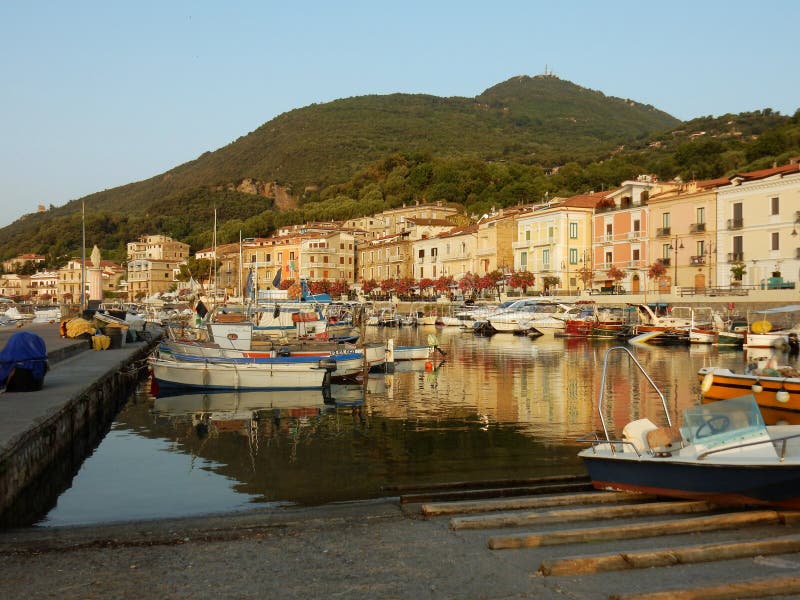 Scario - View of the Harbor at Dawn Editorial Photography - Image of ...