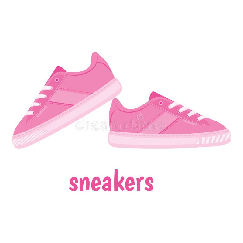 Scarpe da tennis dentellare royalty illustrazione gratis Scarpe da tennis dentellare royalty illustrazione gratis