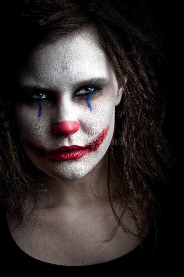 586 Female Scary Clown Stock Photos - Free & Royalty-Free Stock Photos ...