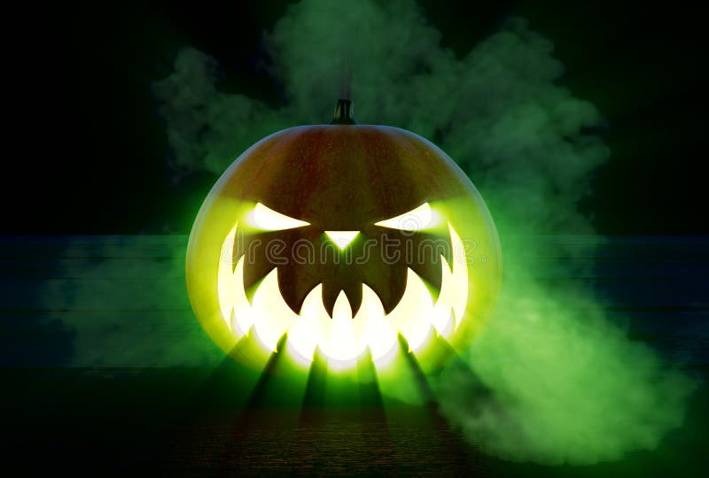 Scary Halloween Pumpkin stock photo Scary Halloween Pumpkin stock photo