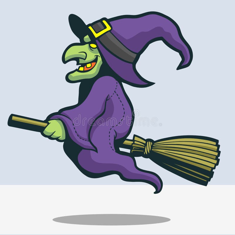 Scary Witch Riding Broomstick Cartoon Stock Vector - Illustration of halloween, witches: 77980154 Scary Witch Riding Broomstick Cartoon Stock Vector - Illustration of halloween, witches: 77980154