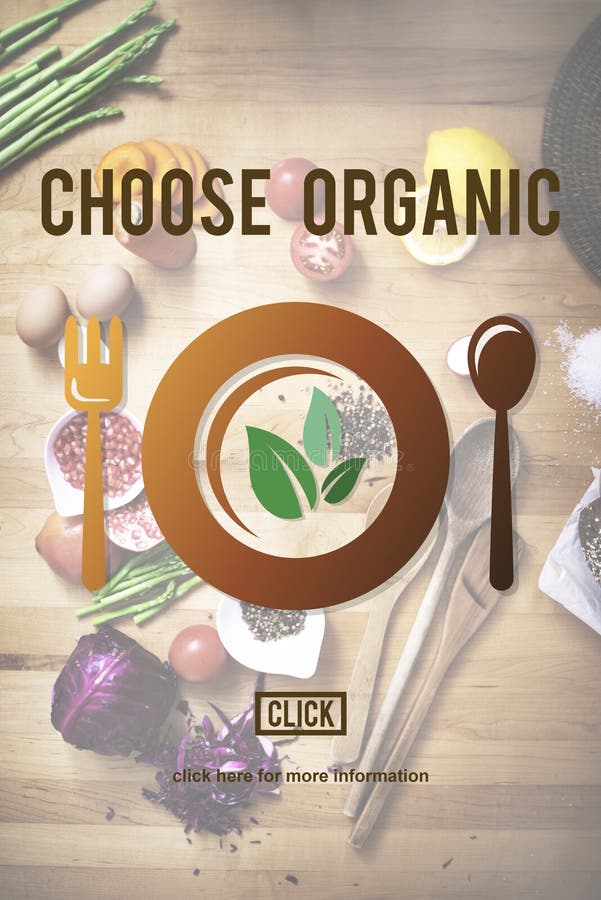 Scelga il concetto sano organico di nutrizione fotografia stock libera da diritti Scelga il concetto sano organico di nutrizione fotografia stock libera da diritti