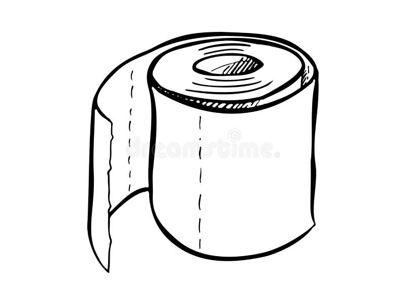 Scelga il rotolo della carta igienica illustrazione vettoriale Scelga il rotolo della carta igienica illustrazione vettoriale