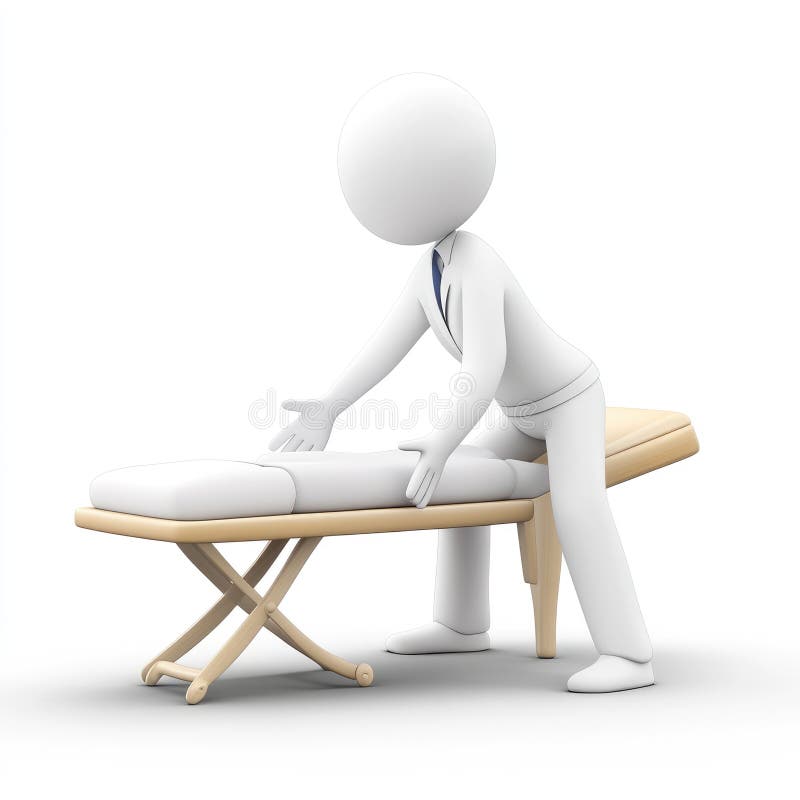 Scena dell'esame medico generato dall'AIG royalty illustrazione gratis