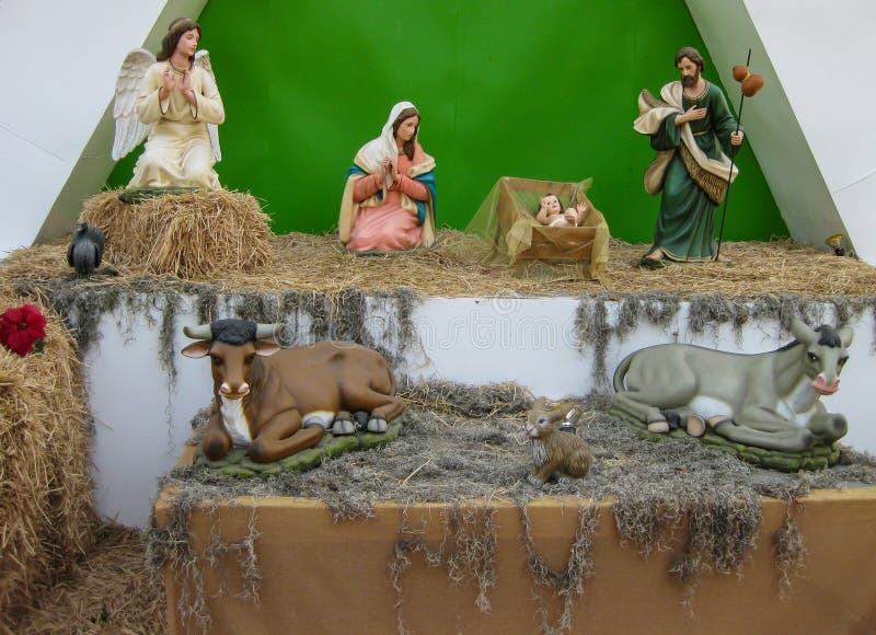 A nativity scene at Christmas time in Mexico. A nativity scene at Christmas time in Mexico.