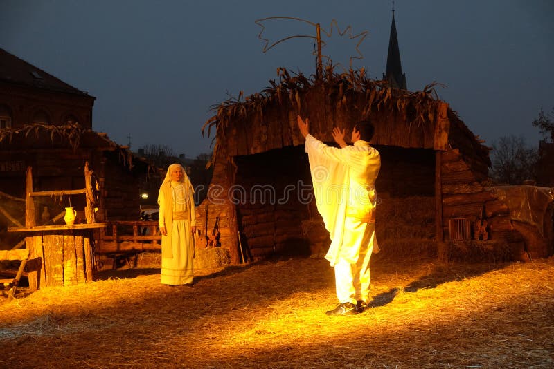 The religious spirit in the Advent in Zagreb especially can feel the front of the Cathedral, where Community Cenacolo organizes live Christmas nativity scene. The religious spirit in the Advent in Zagreb especially can feel the front of the Cathedral, where Community Cenacolo organizes live Christmas nativity scene.