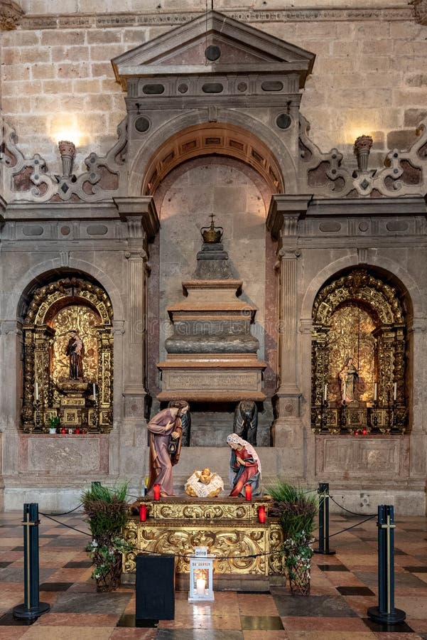 Nativity Scene in Jerónimos Monastery in Lisbon, Portugal. Nativity Scene in Jerónimos Monastery in Lisbon, Portugal