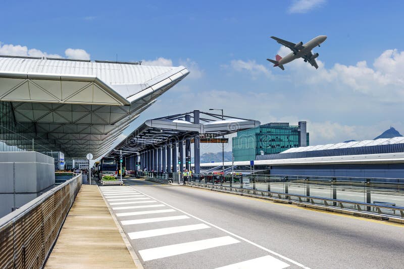 The scene of airport building in shanghai