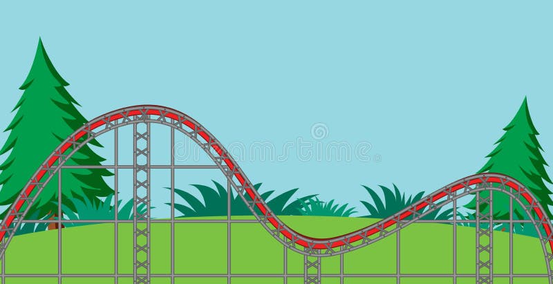 aerosmith roller coaster track clipart