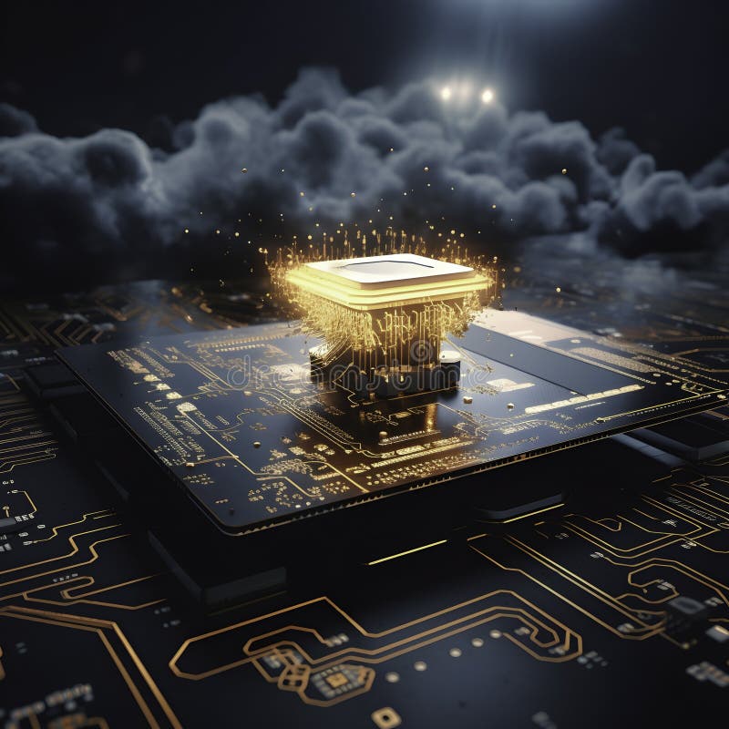Cloud computing concept image vector illustration