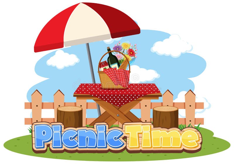 Cartoon Picnic Picnic Table Stock Illustrations – 2,108 Cartoon Picnic