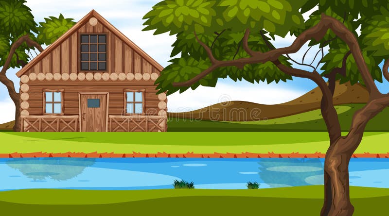 Cartoon Cottage Woods Stock Photos - Free & Royalty-Free Stock Photos from  Dreamstime