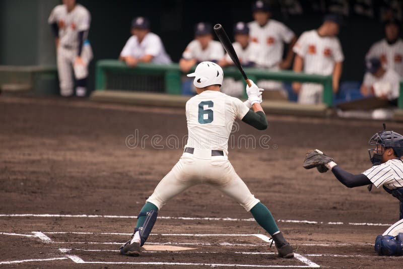 Japanese High School Baseball Game Editorial Stock Image Image of