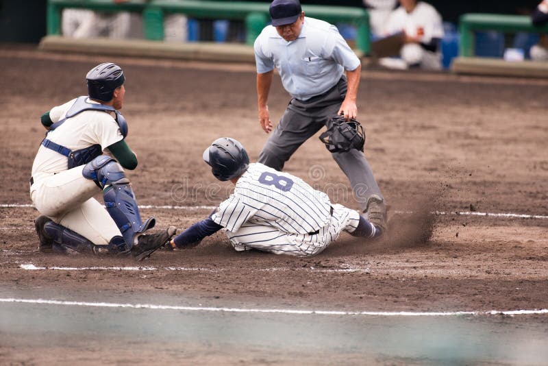Japanese High School Baseball Game Editorial Photography Image of