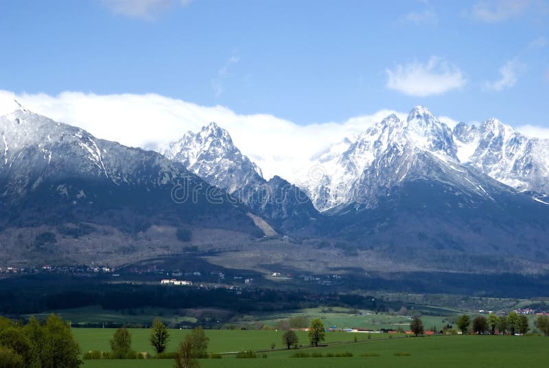 Scenery with mountain