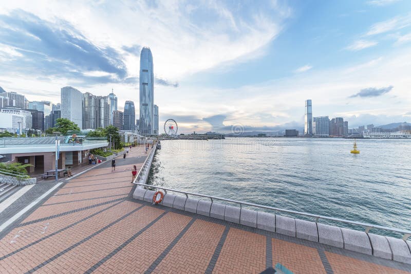 Victoria Harbor of Hong Kong City Stock Photo - Image of kong, port ...