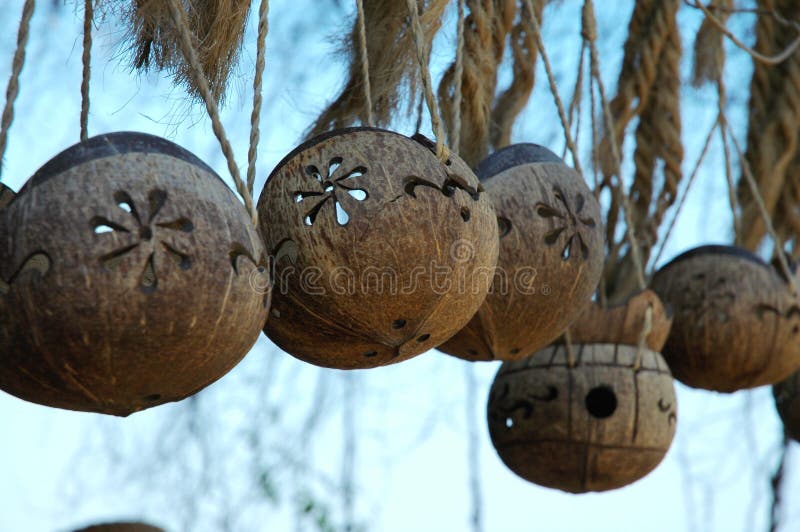 Scenery of wuzhizhou island:coconut crafts