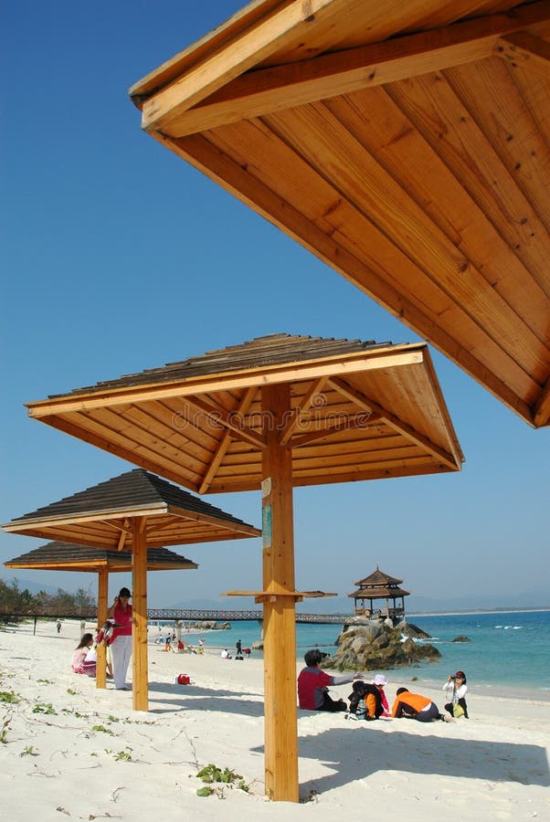 Scenery of wuzhizhou island:parasol