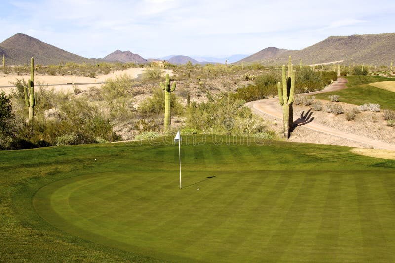 Scenic Arizona Golf Hole