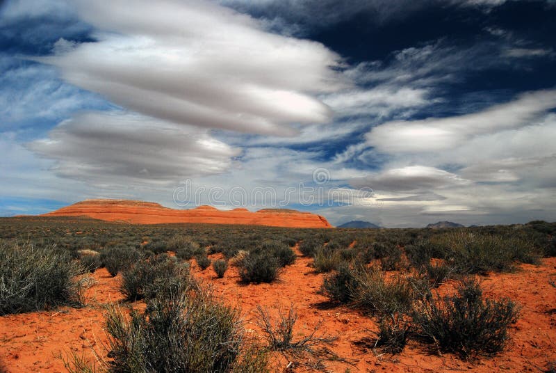 Scenic Desert Mesa stock photo. Image of bush, butte, dusty 9209252