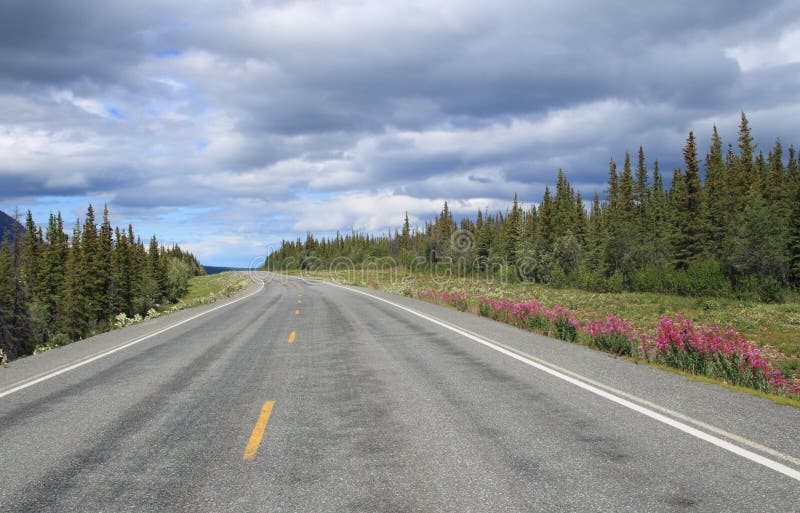 Scenic highway in Alaska
