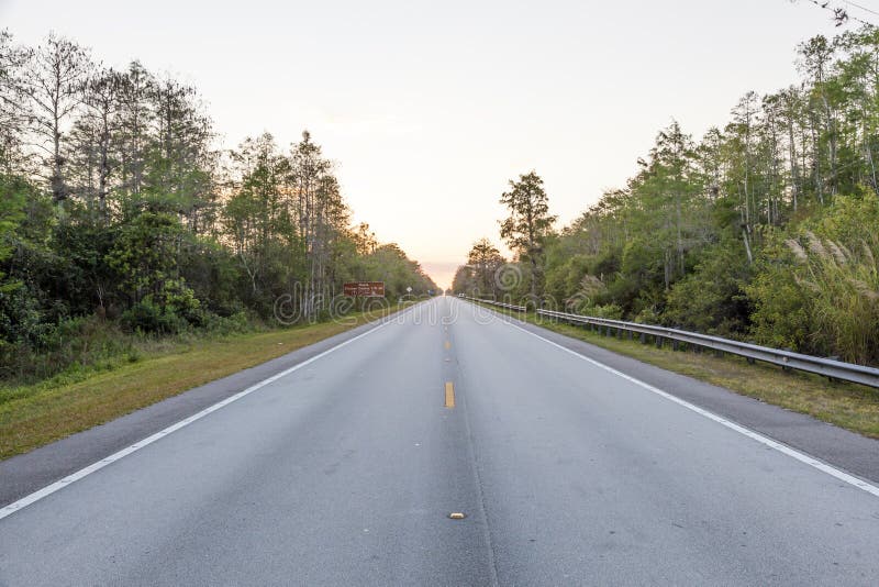 Scenic highway in Florida