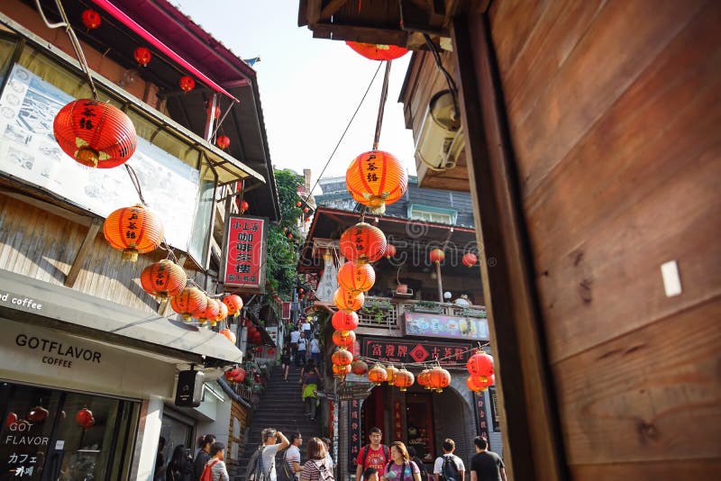 Jiufen Village In Taipei, Taiwan Editorial Photo - Image