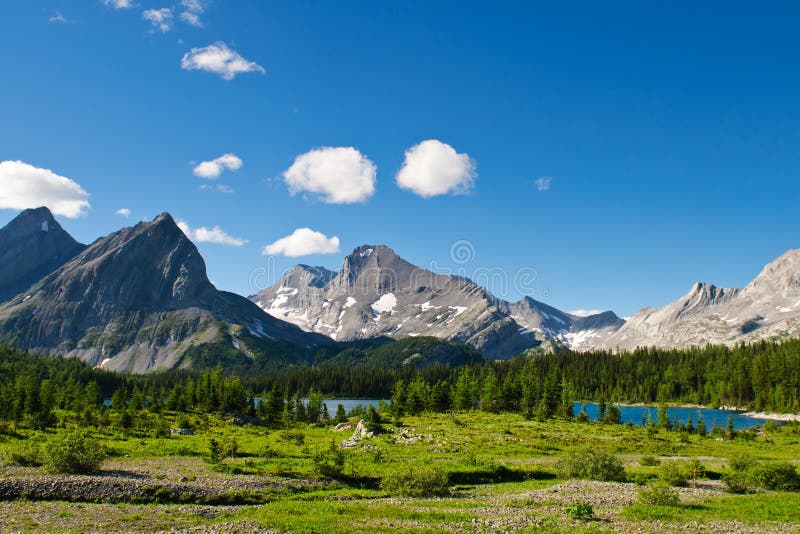 Scenic Mountain Views Kananaskis Country Alberta Canada Stock Image Image of mountain, canada