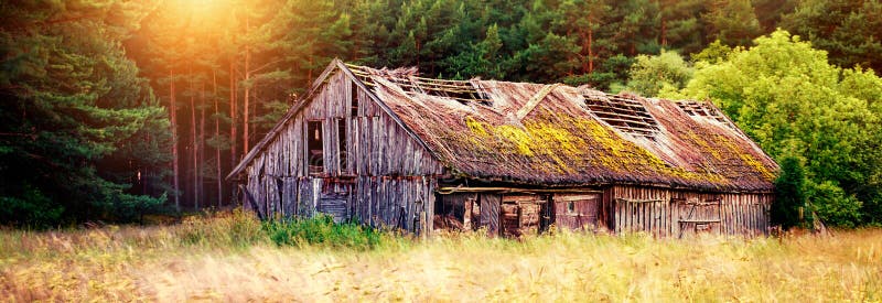 Scenic old barn