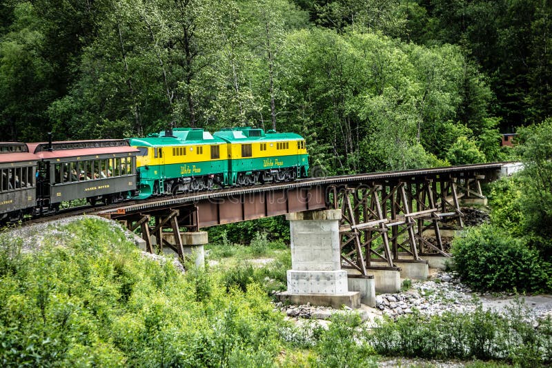 Scenic Train from Skagway To White Pass Alaska Editorial Photo Image
